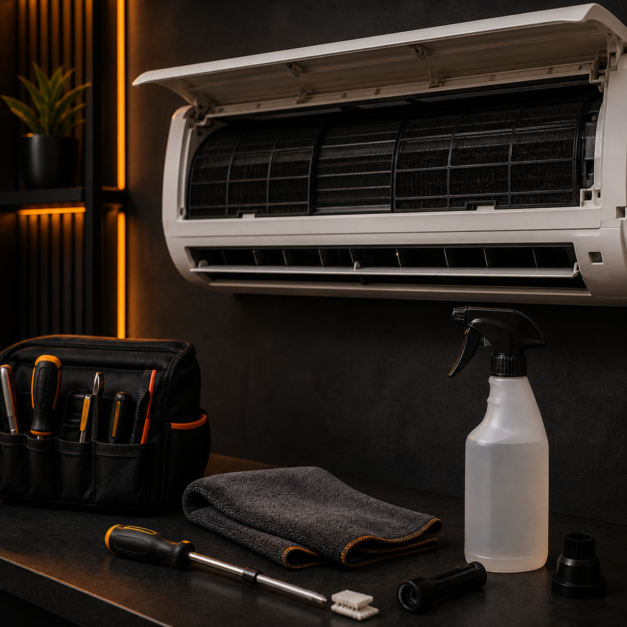 Servis Aircond / Bersihkan Aircond Sahaja service visual
