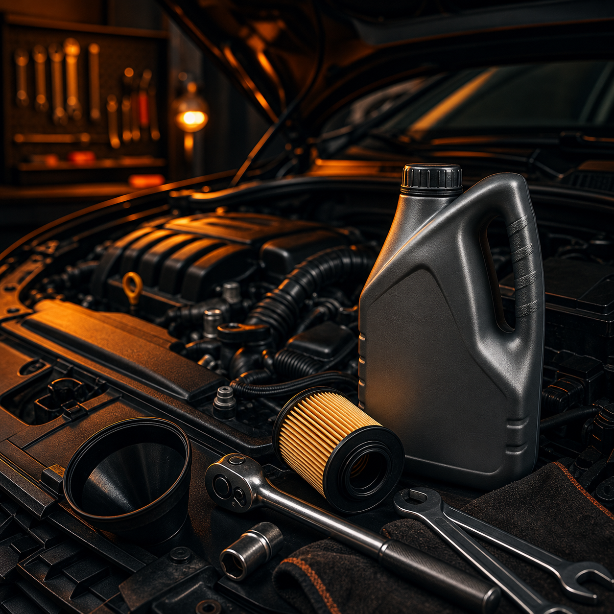 Servis Kereta Minyak Hitam service visual